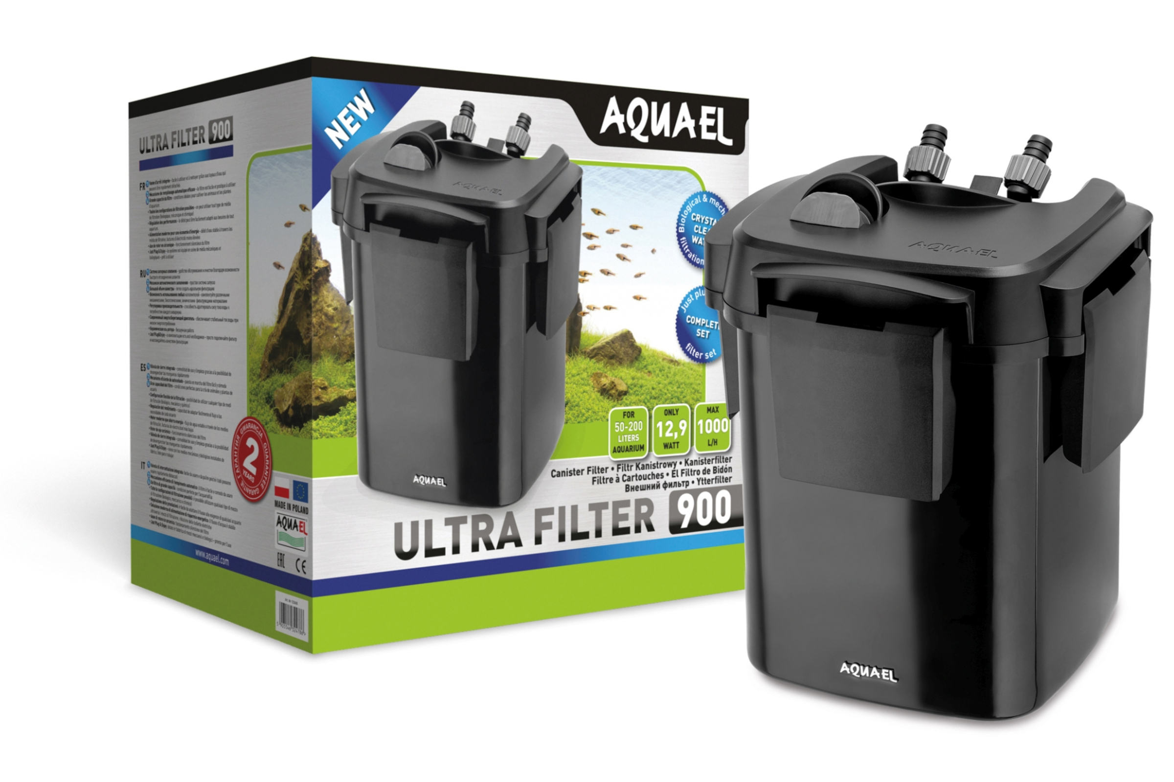 Aquael Ultra Filter 900, Kanister-Außenfilter